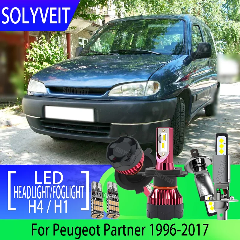 

Easy Fit H4 H1 LED Headlamp Foglamp Kit IP67 6000K White FOR Peugeot Partner 1996 1997 1998 1999 2000 2001 2002 2003 2004-2017