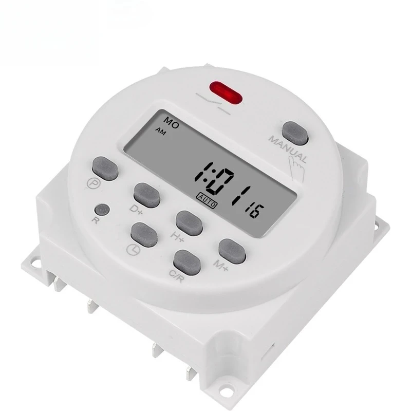 GTHURCS 220V 110V 24V 12V CN101A Timer Switch Digital LCD Power Timer Programmable Time Switch Relay 16A high quality CN101
