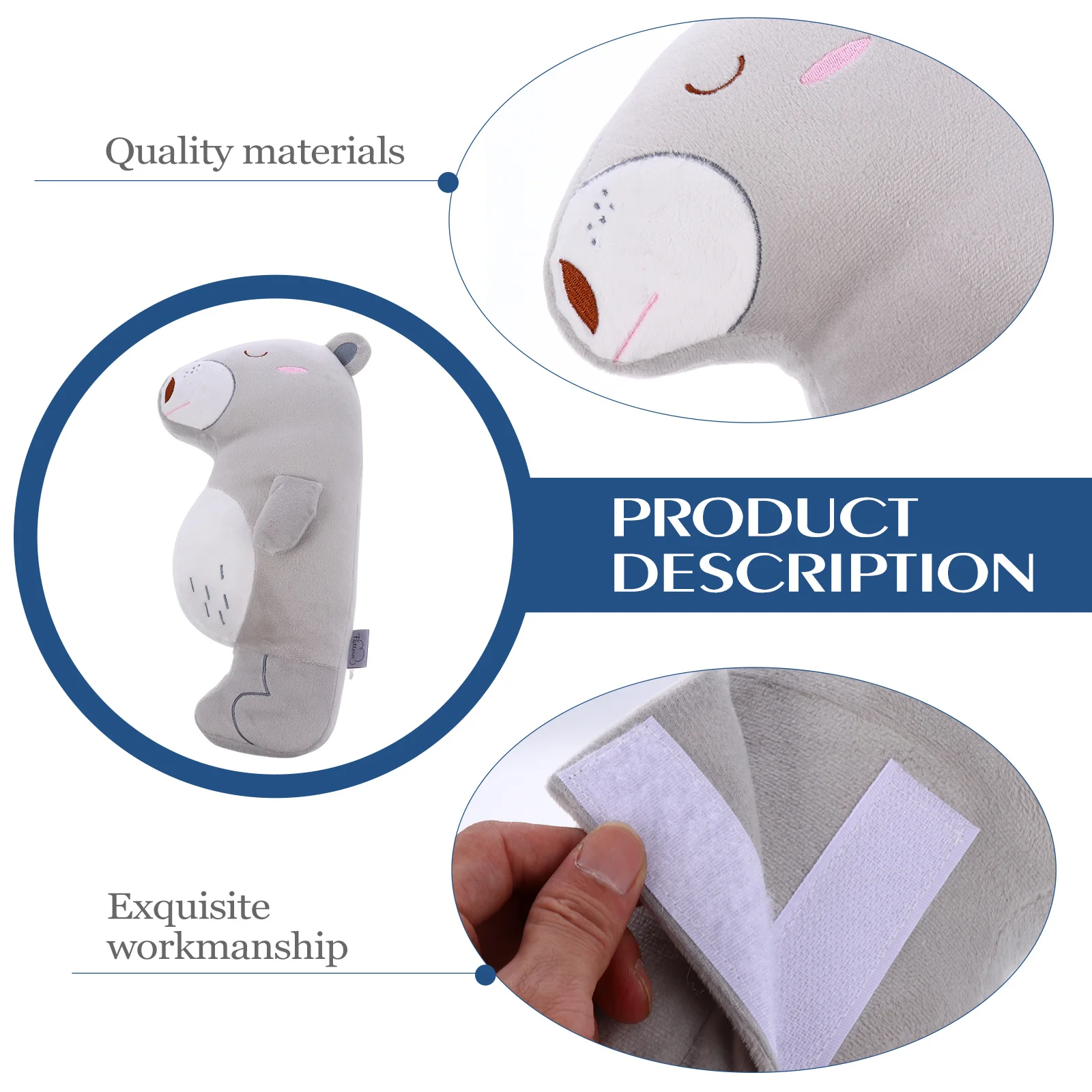 

Car Comfort Pad Safety Belt Strap Shoulder Pad High Quality Lining Cushion for Car Trunk Airplane Travel Cushion Pads