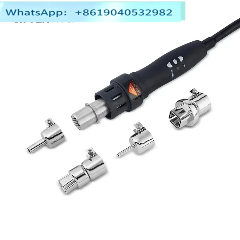 AT8502D 2-in-1 Digital Display Lead-free Desoldering Rework Bench Hot Air Gun Welding Bench Electric Soldering Iron