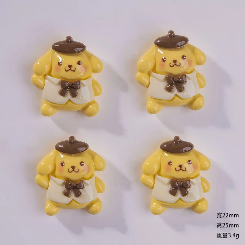 Sanrio-アニメーションヘッドブレスレット,キャンバスに手作り,樹脂アクセサリー