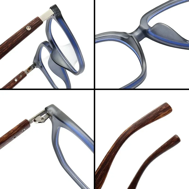 KIZN مكافحة الضوء الأزرق وصفة طبية الحديثة الترفيه واسعة حافة مضلع TR90 الرجال إطار النظارات البصرية النظارات الإطار النساء