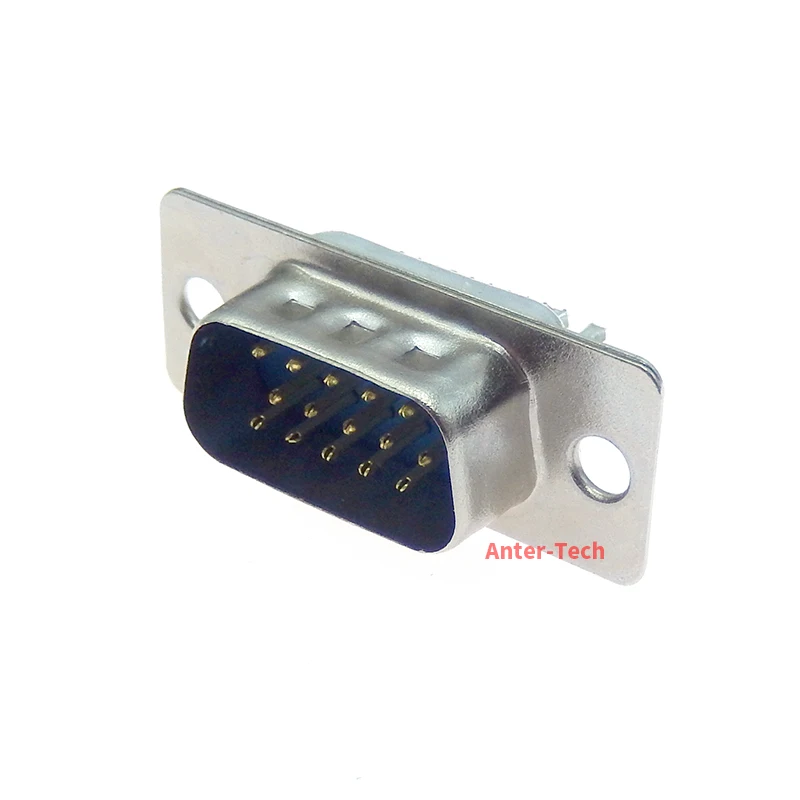 5Pcs D-SUB DB15 15 Pin Female Male VGA Socket Connector Adapter 3 Row Solder Type Male Female Plug Socket converter - view 3
