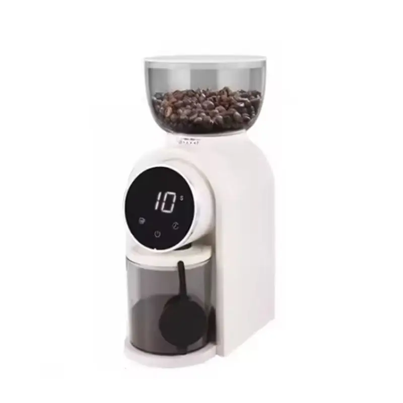 

A56T-Automatic Electric Coffee Grinder Burr Mill With Visual Bean Storage For Espresso American Coffee, And Pour Over UK Plug B