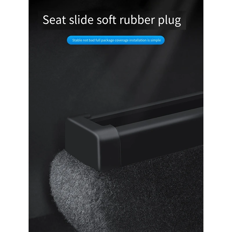 Car Anti-Collision Protection Cover Seat Slide Protection Cover For Tesla Model Y 3 Interior Modification Replacement Parts image 3