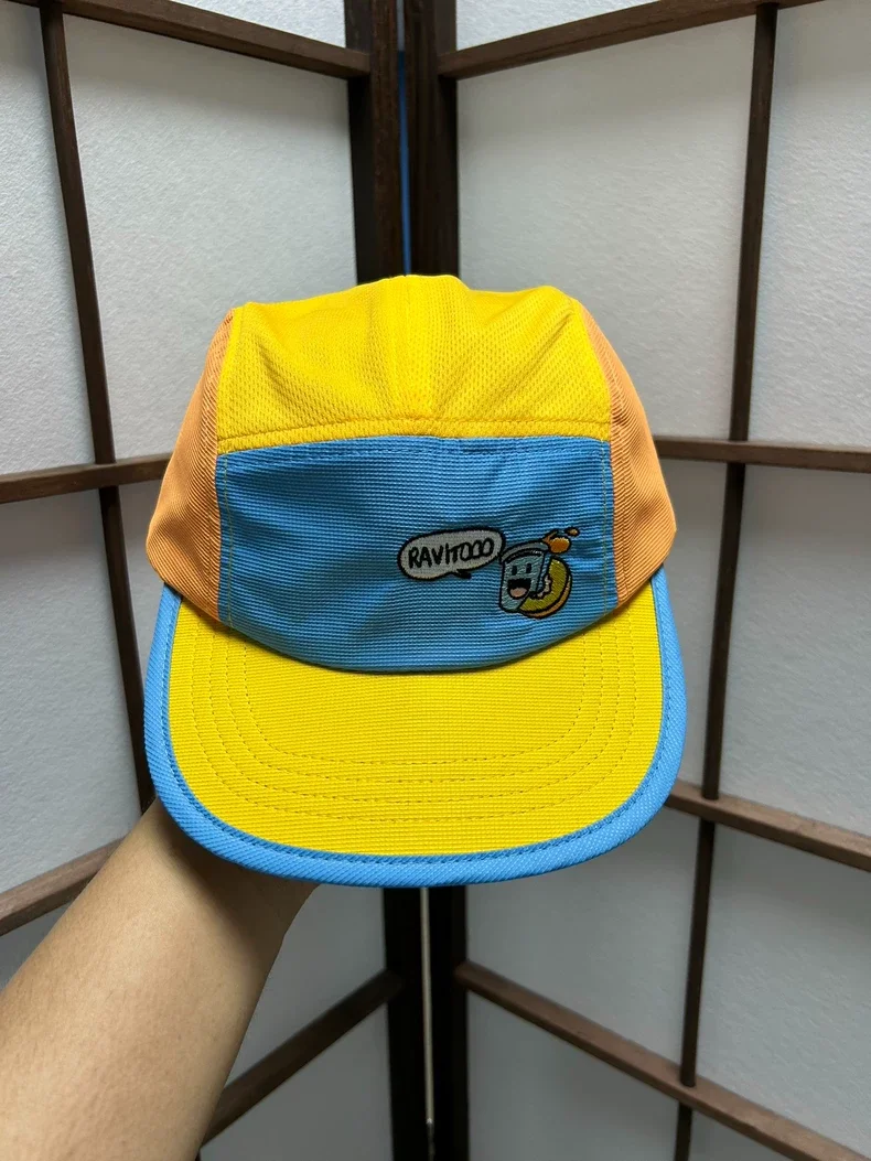 French Des Bosses et des Bulles × BV SPORT Collaboration Five-Panel Cap, Quick-Dry Running Hat, Cycling Hat, Outdoor Hat, Campin