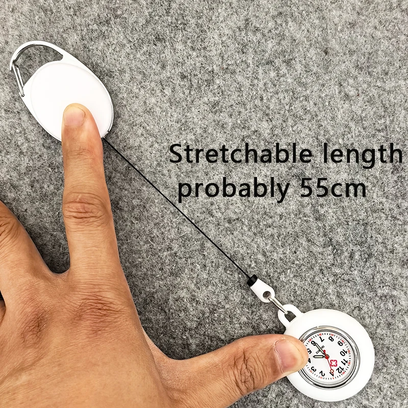 Colorful Doctors Nurses Use Electronic Wristwatch Stretchable Pocket Watch Suitable For Men And Women
