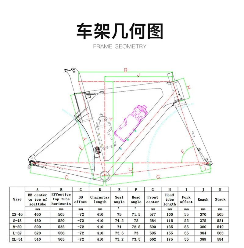 Carbon Racing Bike Frameset, Road Bicycle, Thru Axle, Disc Brake, 12x100mm Inner Cable , Twitter R10, 700CX28C,DPD EU Stock