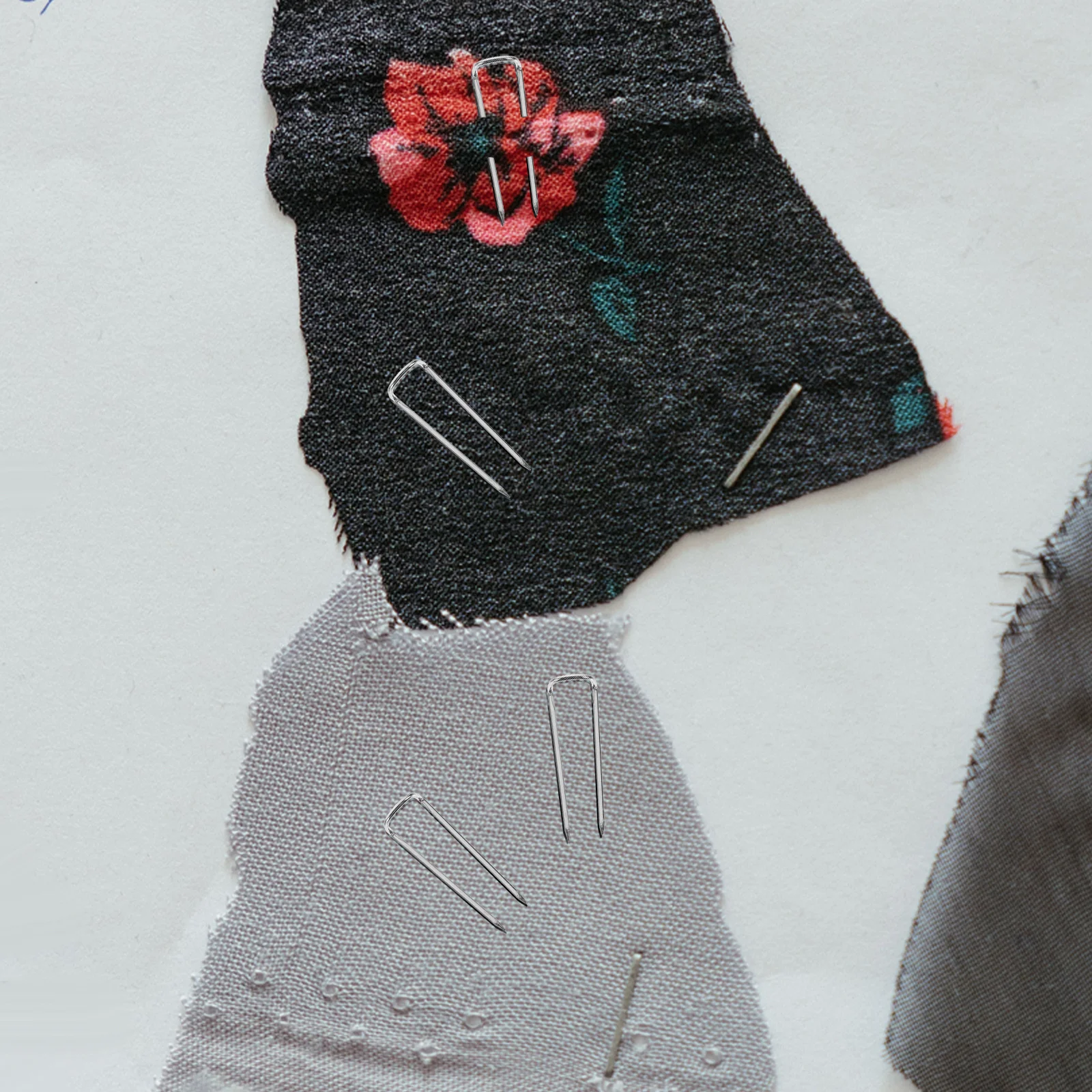 

Multiple U Shape Sewing Pins Reusable Hard Pointed Quilting Supplies Smooth Surface Needles for Fabric Craft DIY