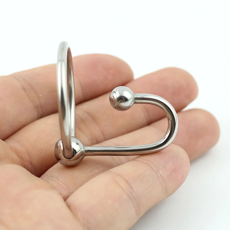 Penis Ring Stainless Cock Head Glan Stimulating Ring Erection Enlargement Sex Toy For Male Delay Ejaculation Sex Product Sexshop