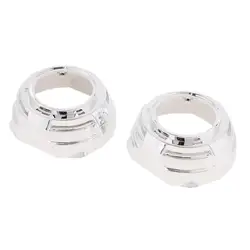 Car Light Accessories - Car Styling 3.0 inches hid bi-Xenon Projector Lens shrouds with Angle Eyes Holder For Audi Q5