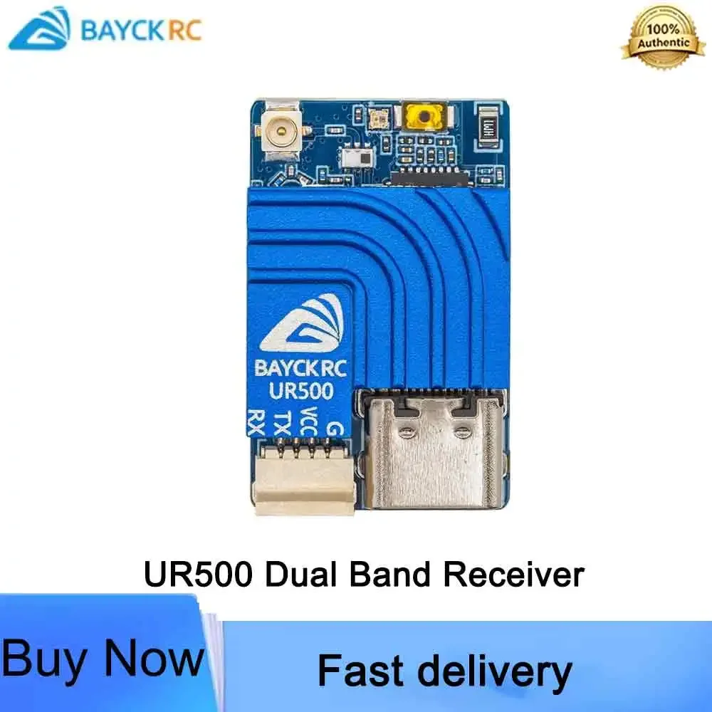 BAYCKRC UR500 Dual Band Receiver ELRS 2.4GHz/915MHz 500mW RX 80/120/220mm For FPV Long Range Racing Drone Quadcopter