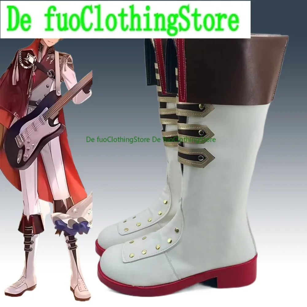 

DefuoClothing Genshin Impact Concert Tartaglia Cosplay Shoes Anime Games Halloween Costumes Party Props Shoes