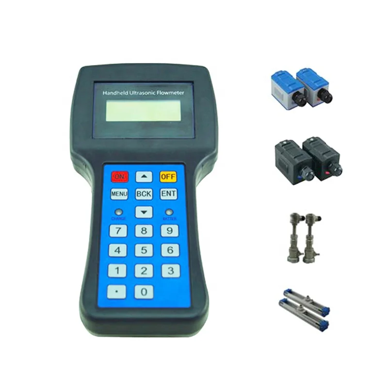 Portable Gas Water Flow Sensor Handheld Ultrasonic Flow Meter