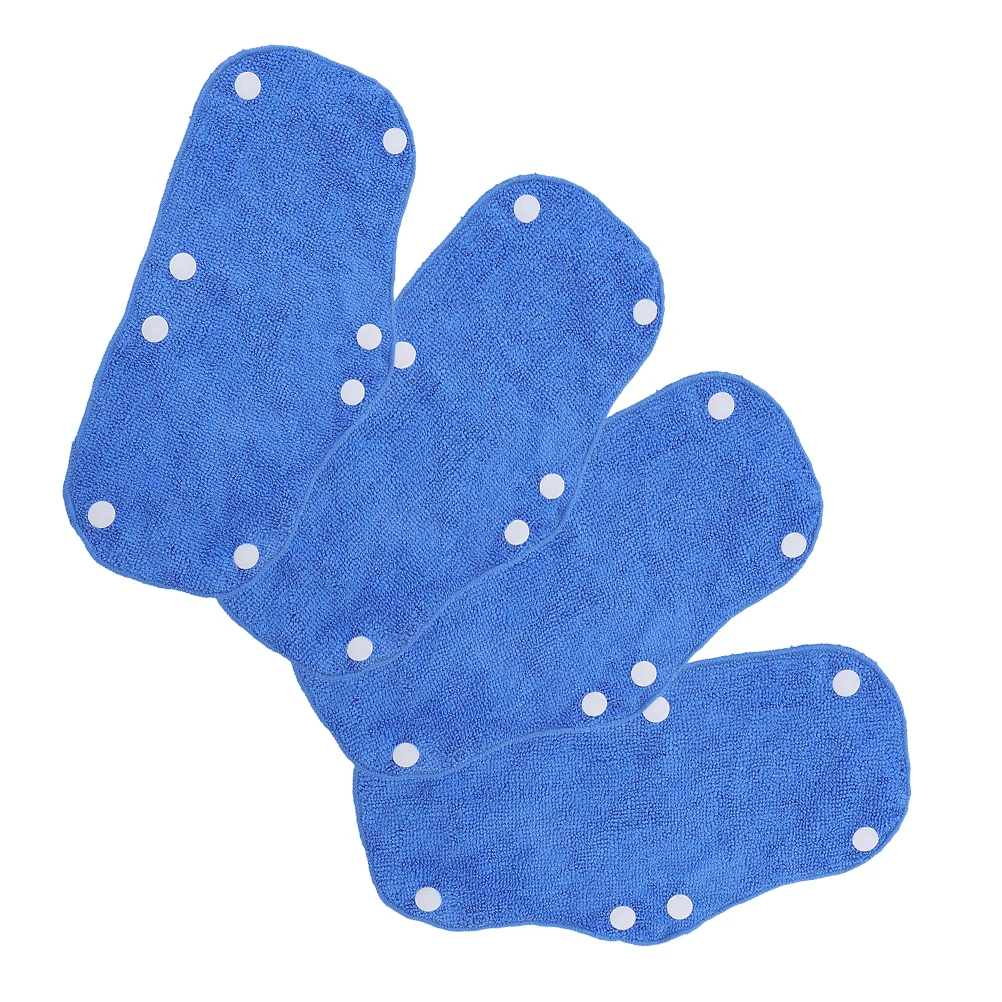 

4pcs Hard Hat Sweatband Blue Cotton Washable Breathable Sweat Proof Bands for Construction SafetyHelmet Accessories
