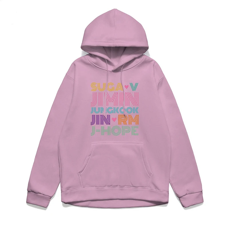 Hoodie Sweatshirt Gaya Baru 2025 JIMIN JUNG KOOK J-HOPE JIN SUGA V