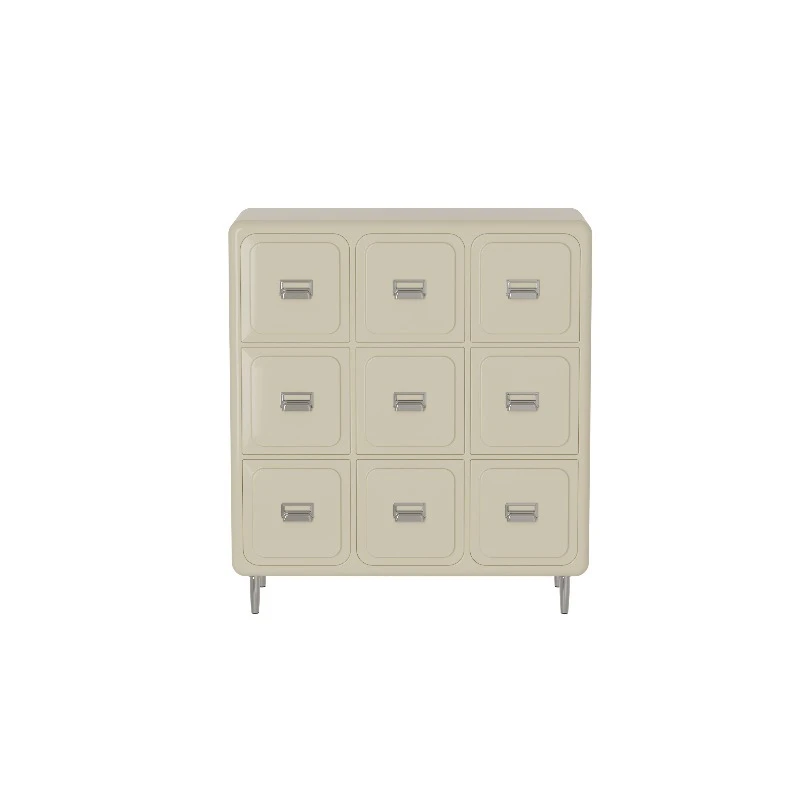 

Vintage color nine-drawer home dining sideboard living room sofa chest of drawers