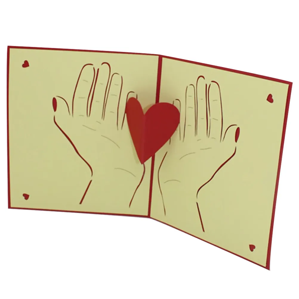 

3D Mother's Day Paper Cut Card Loving Heart Festival Greeting Premium Quality Lightweight Bright Glossy Finish