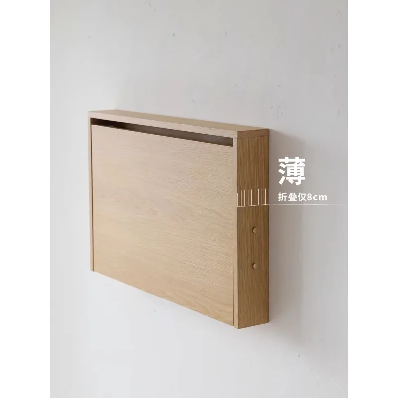 Wall-mounted folding table Household small apartment wall-mounted multi-functional folding table Simple desk Computer