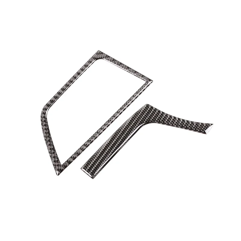 Soft Carbon Fiber Side Air Vent Frame Trim Stickers For BMW 3 Series GT F30 F33 F34 F36 2013-2018 Left Hand Drive