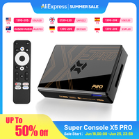 Super Console X5Pro Smart TV Box With Android TV12 8K@60FPS 4K@120PFS 8G+64G 2.4G & 5G Dual Wifi  1000M Ethernet HD Movie Player