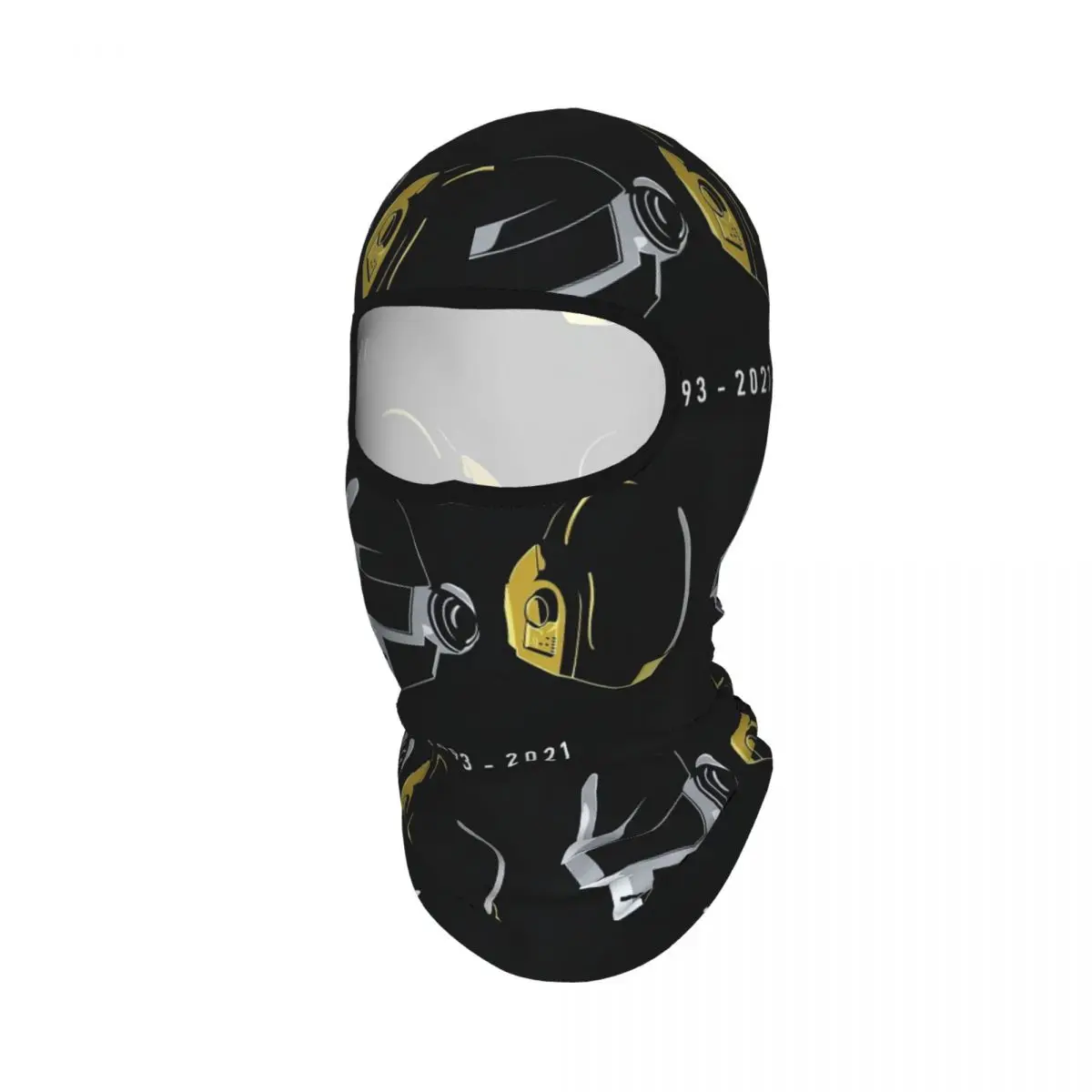 Daft Punk Electronic Music Band Tribute Helmet Art Breathable Thin Balaclava Full Face Mask Sun Protection Neck Gaiter