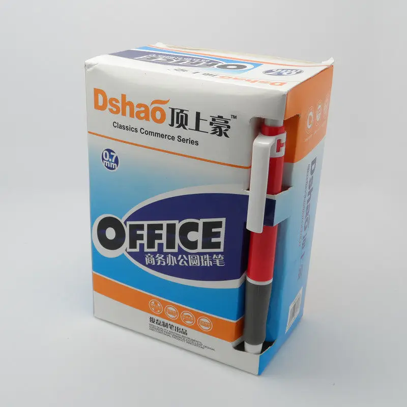 

Press the large barrel of the ballpoint pen. Promotional ballpoint pen, 0.7mm atomic pen, advertising pen with imprinting