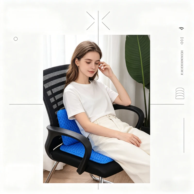 

Pressure Relief Chair Pad for Back & Tailbone Pain, Ideal for Home, Office, Car and Wheelchair Use