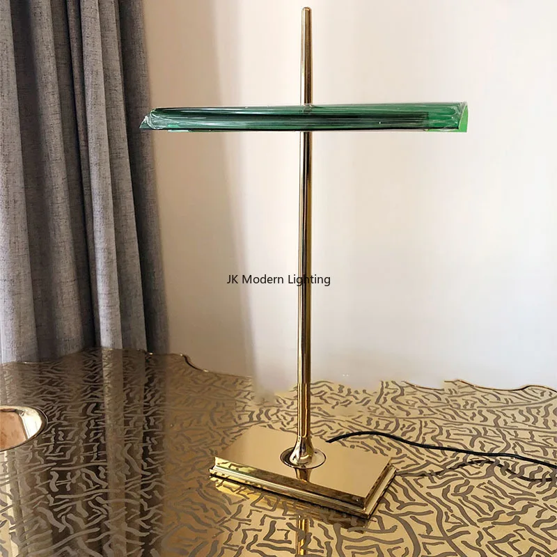 2026 الشمال مصمم غولدمان الرجعية LED الجدول مصباح غرفة نوم السرير غرفة المعيشة فندق الديكور بساطتها حامل مكتبي الإضاءة #6