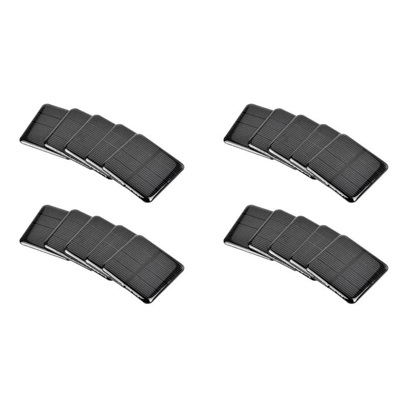 T82C Hot Sale-20PCS 2V 160MA 50X50MM Solar Panels DIY For Battery Cell Phone Chargers Monocrystalline Silicon Module