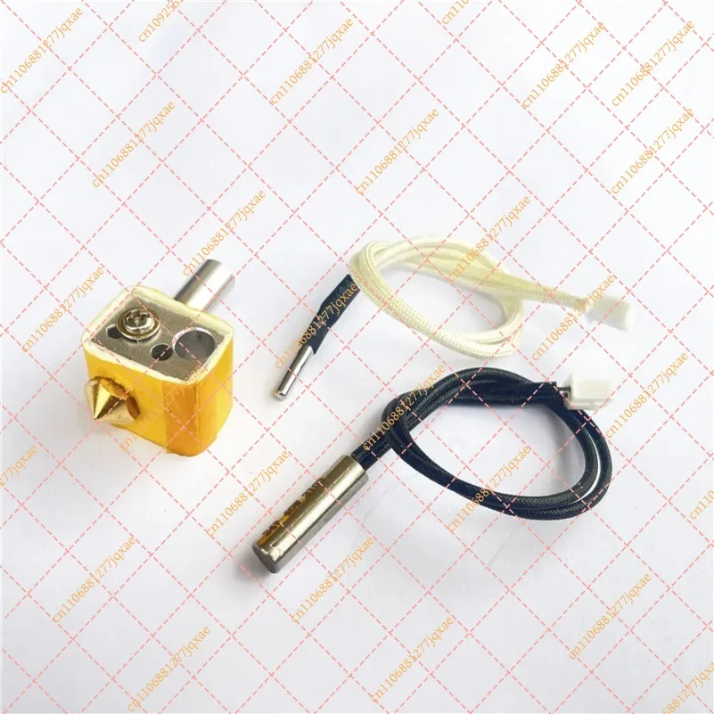FDM 3D Printer Hotend Kit Replacement for Wanhao Duplicator 9 Series (D9/D9 Plus), with Heater Cartridge & Thermistor