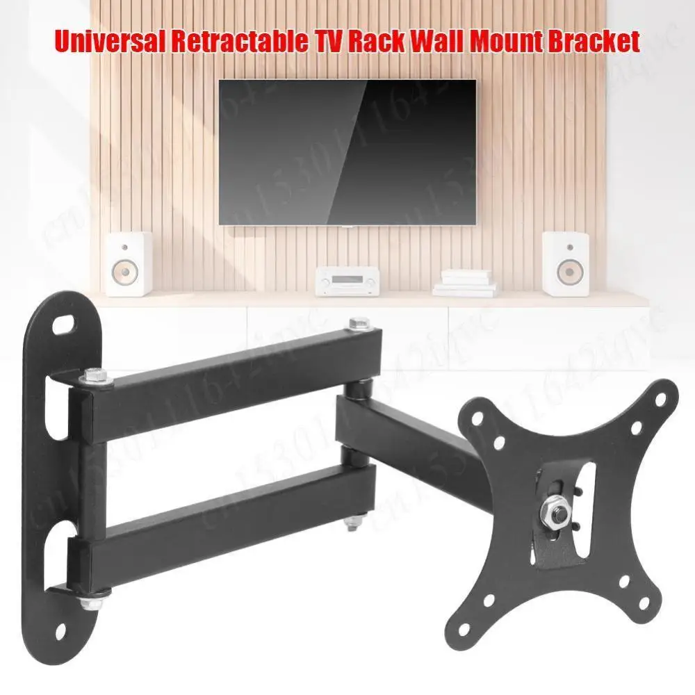 Universal TV Wall Mount Bracket Support For Desktop Monitor 17 to 32 inch Adjustable TV Frame Holder Stand Computer Screen Stand