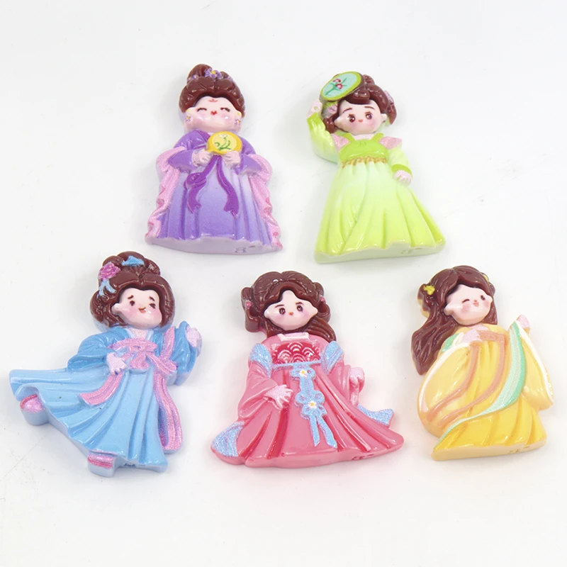 10/100PCS Resin Accessories Ancient customs series Scrapbooking Patch Flatback DIY Children Jewel hairclip Decoration Cabochons
