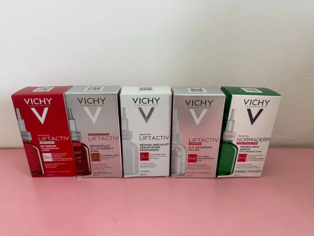 جوهر فيتامين B3، خلاصة ريتينول A+، جوهر تفتيح VC، خلاصة حمض الهيالورونيك المرطبة HA، جوهر BHA المضاد لحب الشباب #1