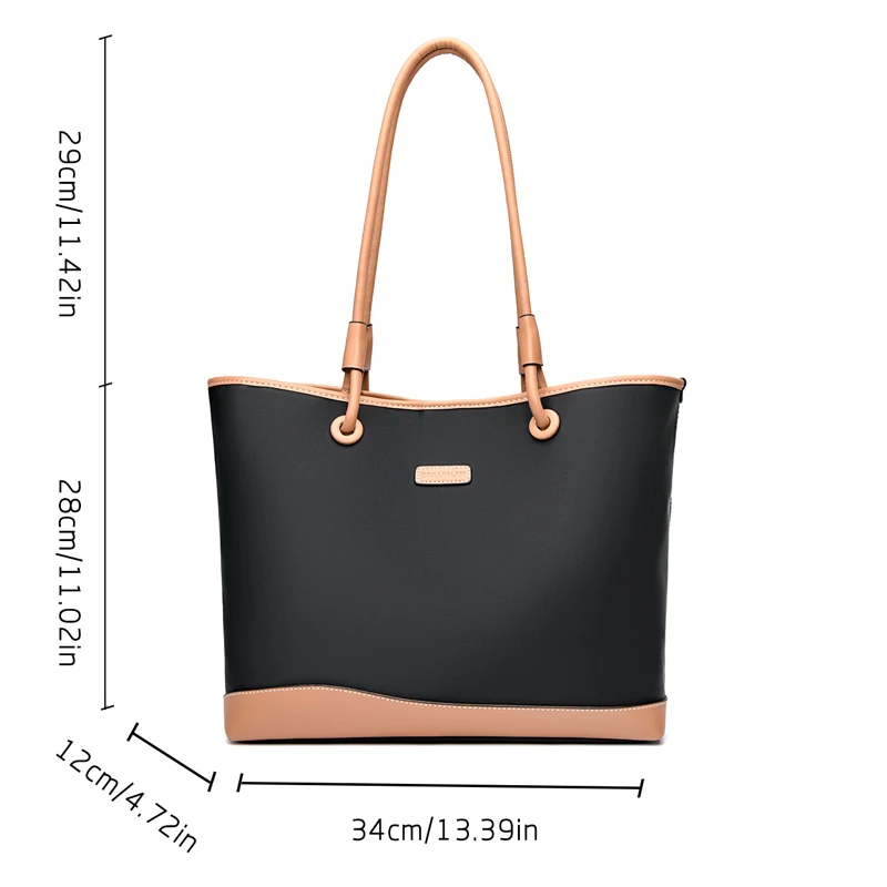 High Quality Waterproof Oxford Handbag Casual Large Capacity Tote Bag Women Shoulder Bag Female Fashion Ladies Top Handle Bag