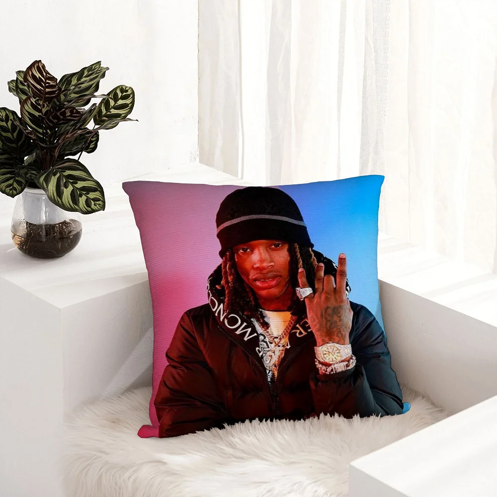 

Hot Singer K-King V-Von Pillow Case Plush Fabric Soft Pillowcase Double Sided Print Sofa Cushion Cover Throw Pillow Cover
