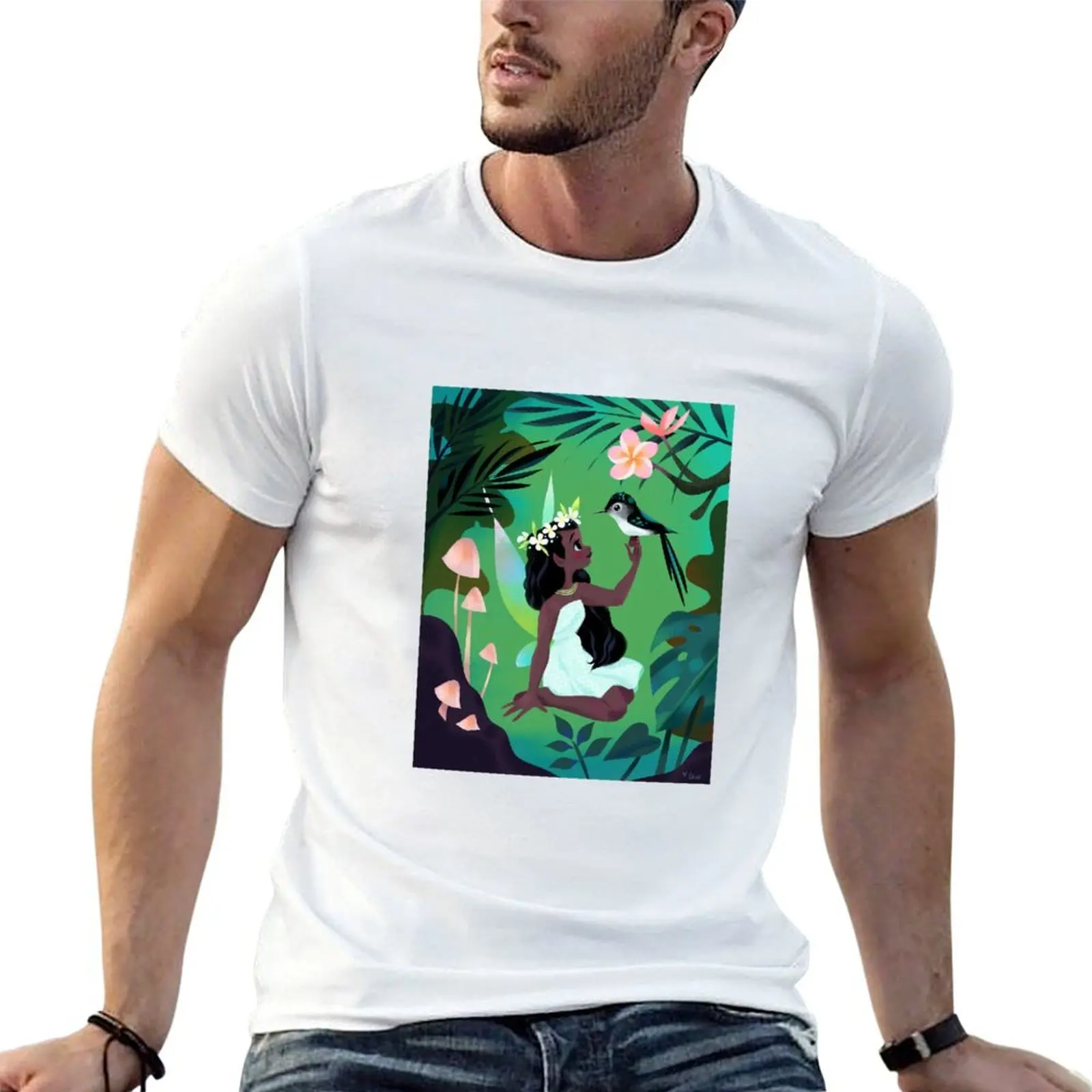

Fairy friend T-Shirt anime tshirt anime t shirts for man T-Shirt