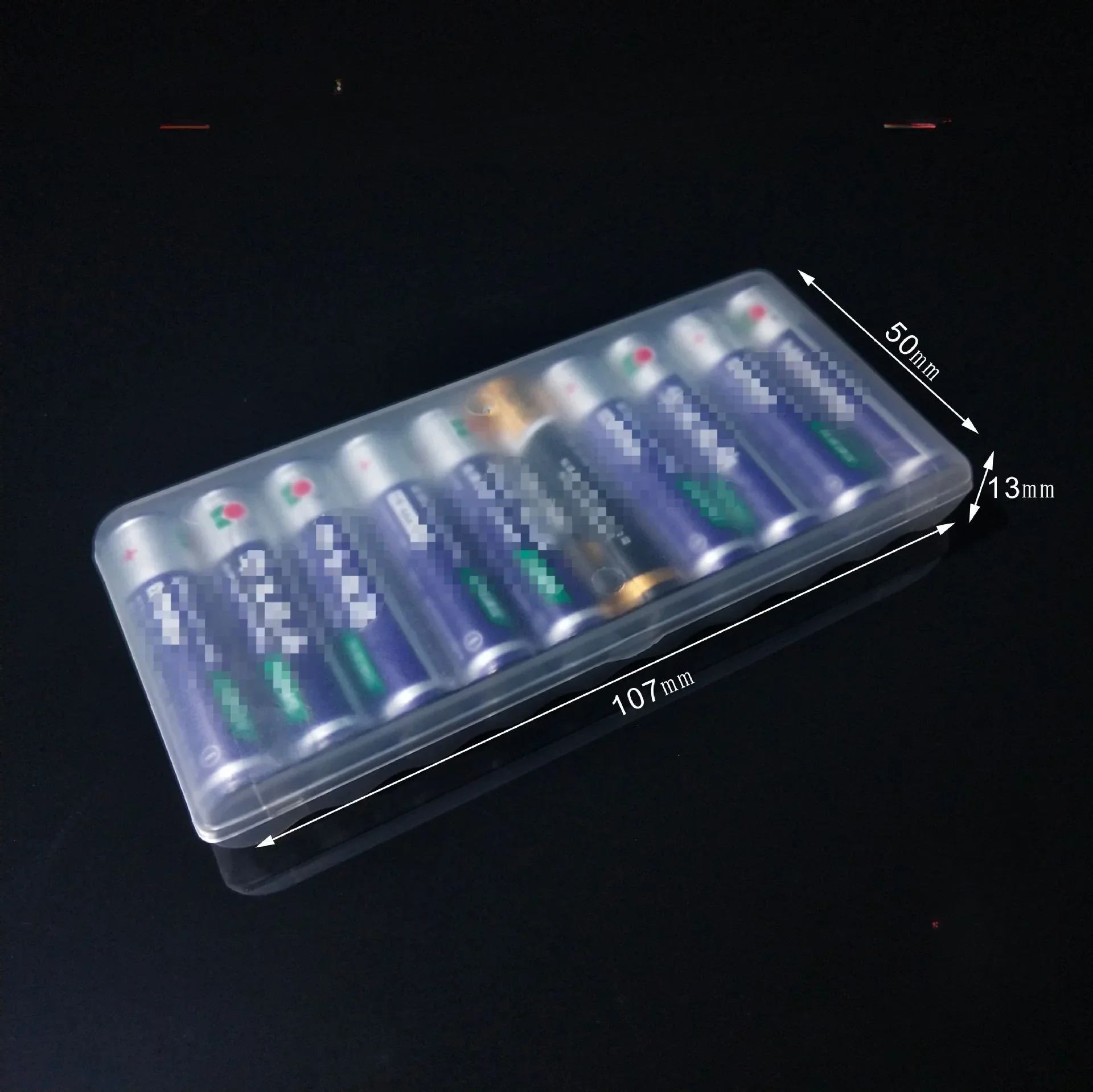 10 Slot Portable Plastic Battery Storage Box Hard Container Case for AAA/AA Battery Organizer Accessories