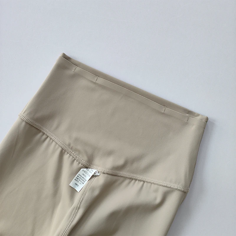 Pocket Sports Nude Yoga-Hose für Damen, Hochgeschnittene Hüftlift-Leggings, Schnelltrocknende Lauf- und Fitnesshose – Detail 12