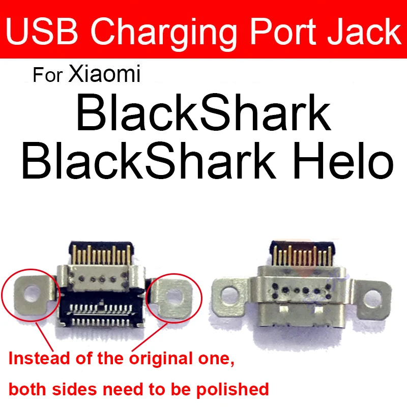 Aufladen USB-Stecker Anschluss für Xiaomi Black Shark 1 2 3 4 4s 5 5rs Pro Blacks hark Helo Micro USB-Anschluss Synchron isierung Datum Ladegerät Dock