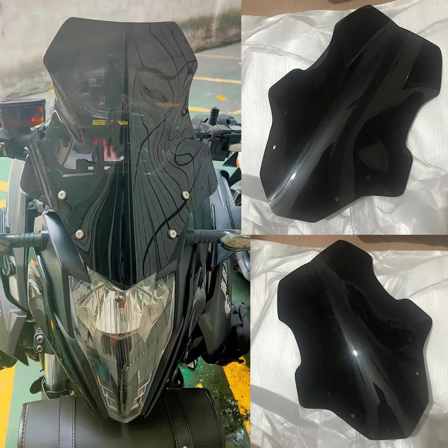 

For CFMOTO NK650 NK250 NK400 650NK 400NK 250NK 2018 2019 -2021 2022 2023 Windshield Windscreen Screen Wind NEO Sports Cafe 400