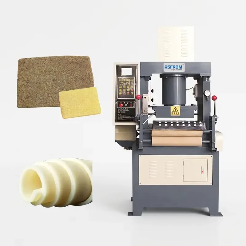 High productivity vertical hydraulic brake rubber cutting machine for processing natural synthetic recycled rubber blocks