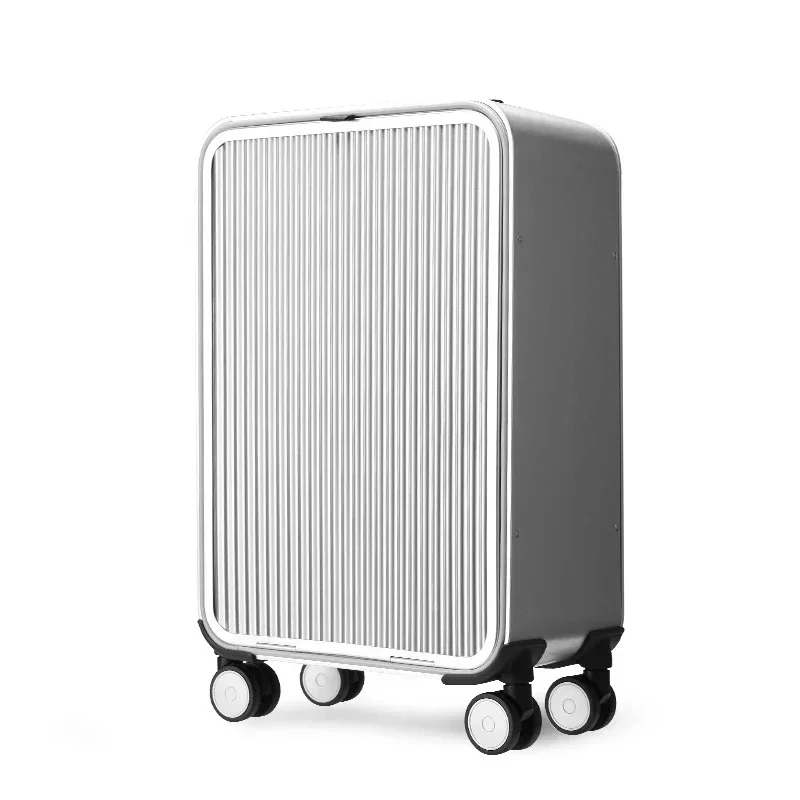 100% All Aluminum Travel Rolling Luggage New Luxury Fashion Suitcase Spinner Carry on Trolley Case 16/20/24 Inch