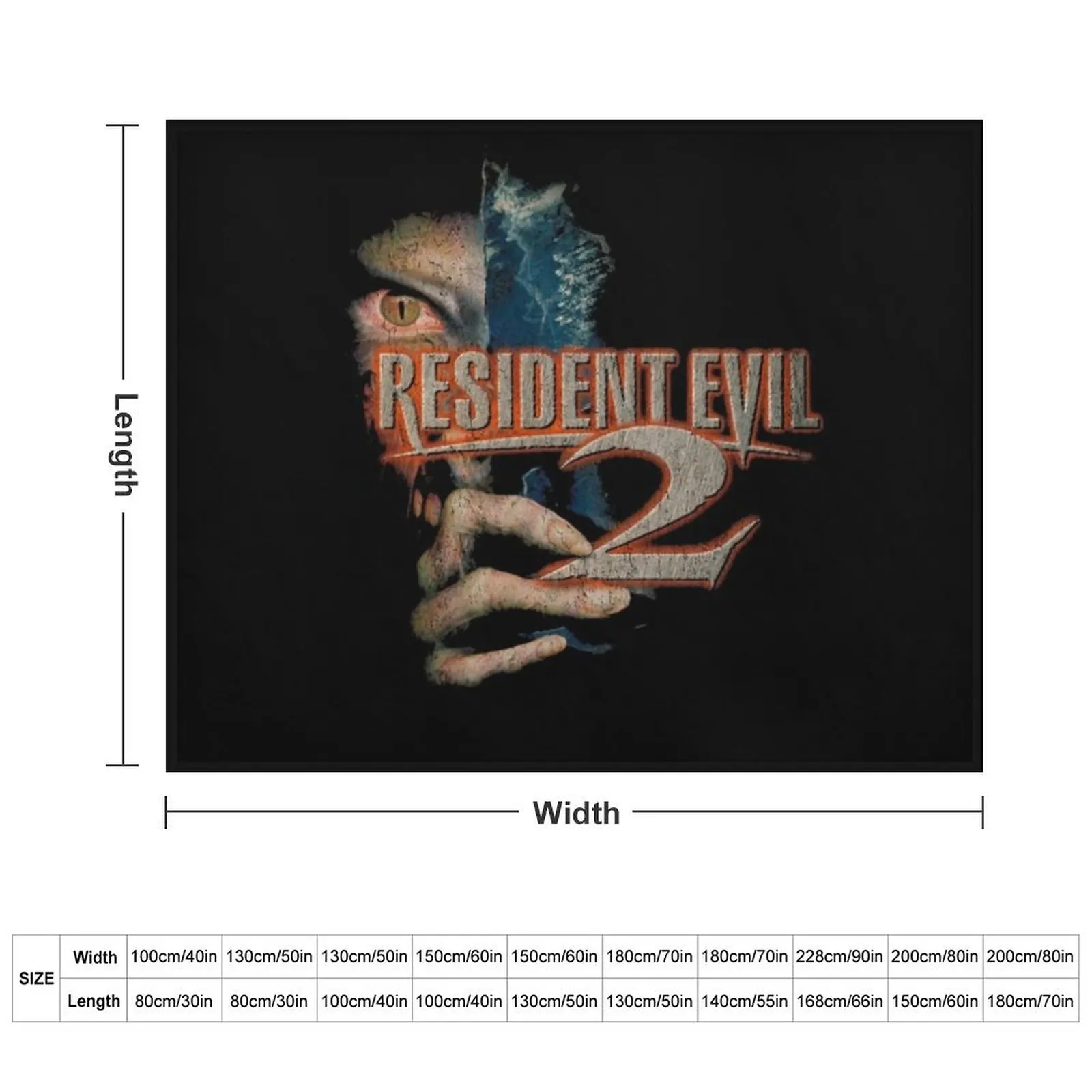 Resident Evil T-Shirt Throw Blanket Decorative Throw Quilt Hairys Blankets