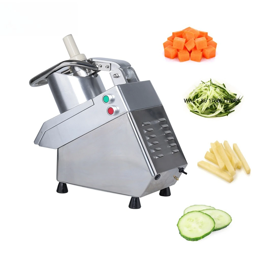 Welldone Commercial Cucumber Onion Cheese Potato Crinkle Cutting Multi Functional Automatic Electric Chopper Vegetable Cutter