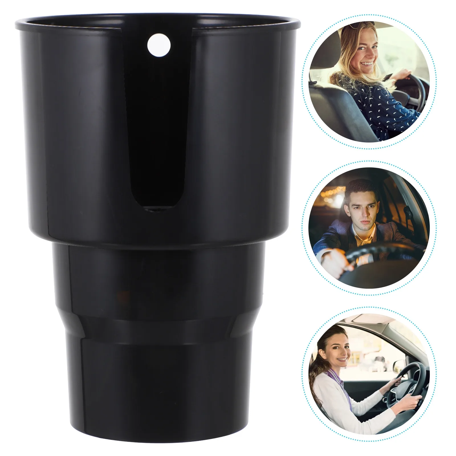 Cup Holder Converter for Vehicle Console Expandable Cup Keeper Adapter Strong Plastic Build Fine Workmanship Simple Installation