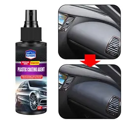 Plastic Renovator For Car Interior Spare Parts Seat Leather Liquid Wax Polish Plastic Restore Cleaner Spray Accessories S3 HGKJ