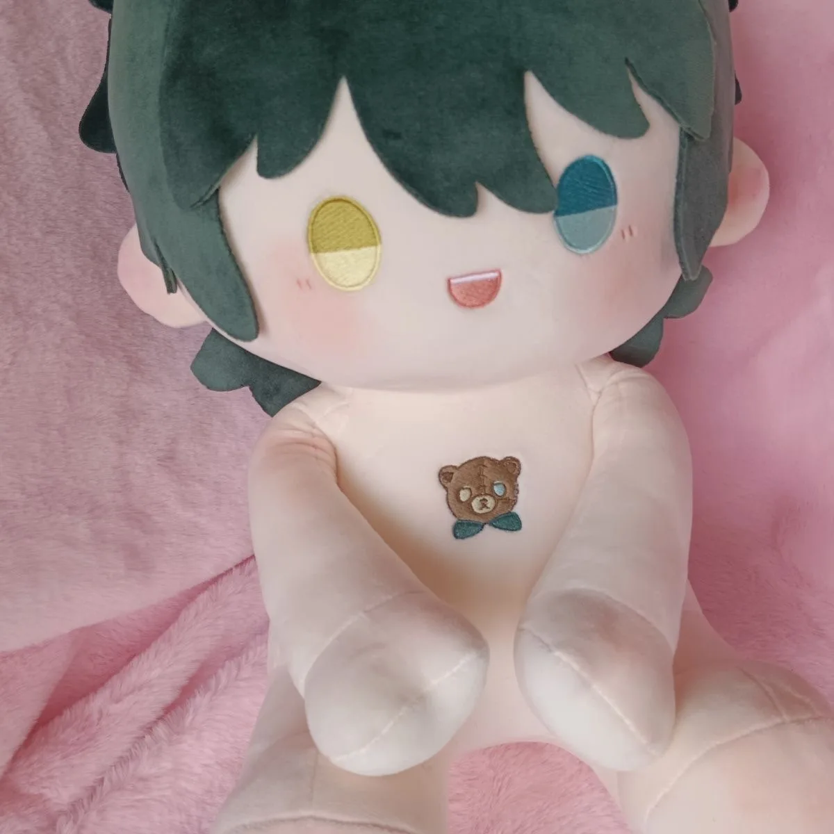 

Cute Anime Role kagehira mika Adorable Soft Plush Doll Body 40CM Cartoon Dress Up Stuffed Toy Sitting Posture Pillow Xmas Gift