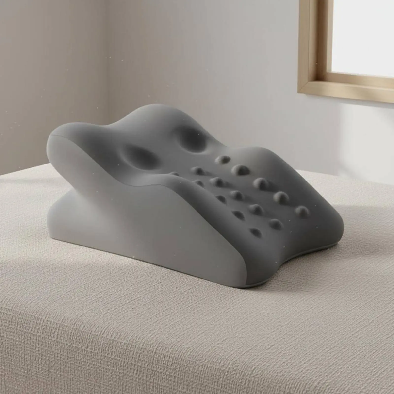 

Prone Sleeping Pillow Viscoelastic Foam Face down Pillow Stomach Sleeping Support Multi-Positional Bedding Accessory Removable
