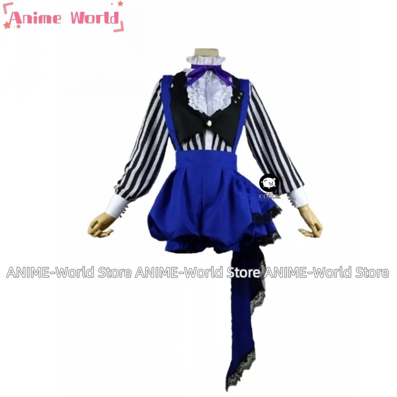 《Custom size》Anime Kuroshitsuji Book of Circus ciel phantomhive Cosplay Costume